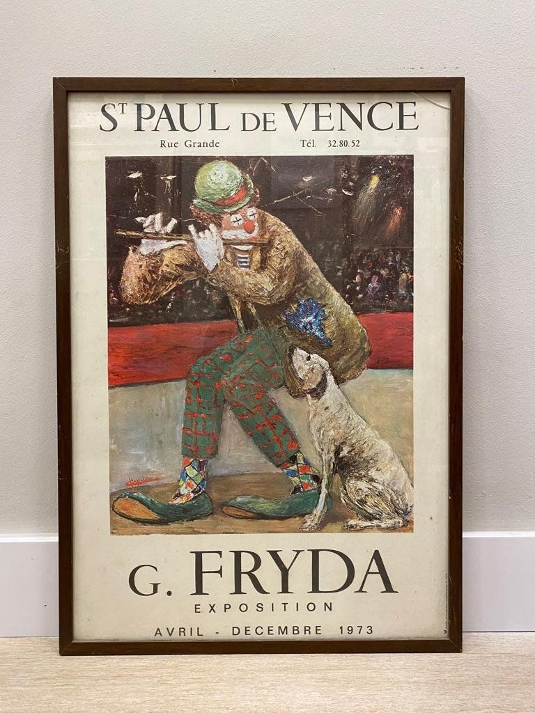 Carteles publicitarios expo Saint Paul de Vence, G.Fryda   1972, 1973