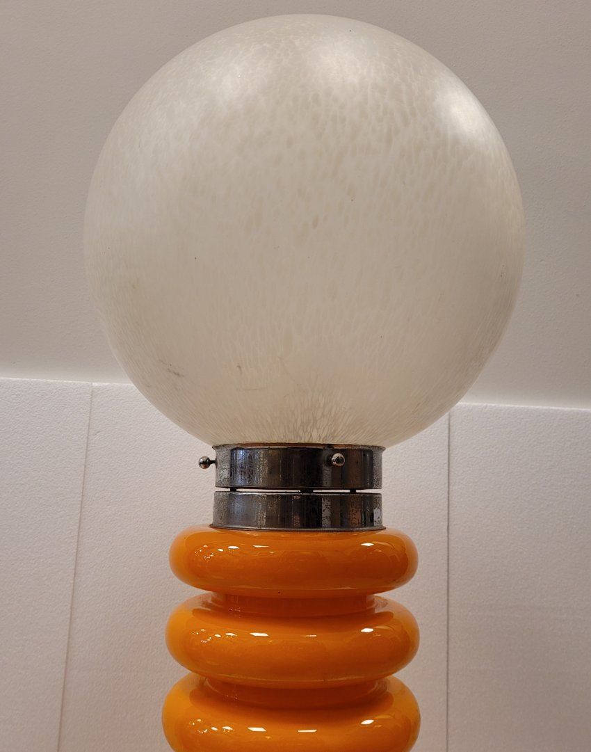 Lámpara de pie, Carlo Nason para Mazzega, Murano, Space Age, 60´s   Italia