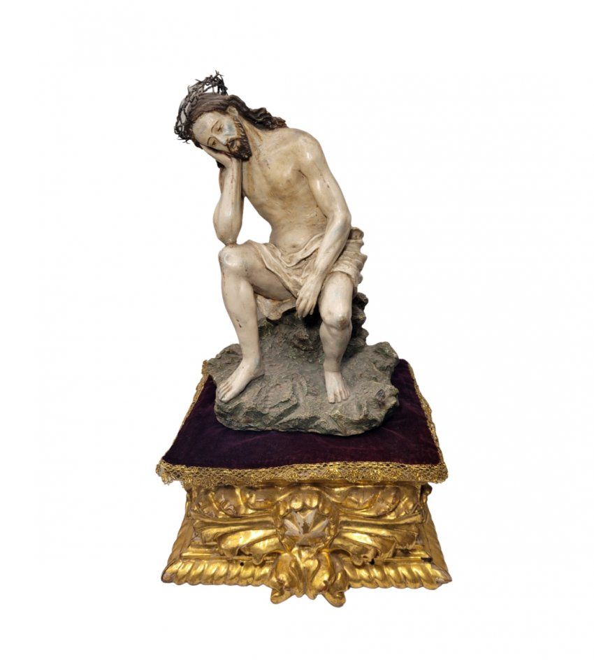 Talla "Cristo de la Humildad",  ppios s.XVIII   Escuela Sevillana