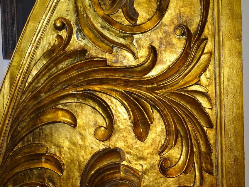 Pareja de fragmentos de retablo barroco, ff. S. XVIII   España
