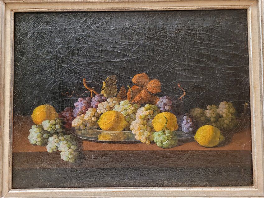 Ó/L, Bodegón de frutas, Escuela Italiana, fin. XVIII, pp. XIX   Italia