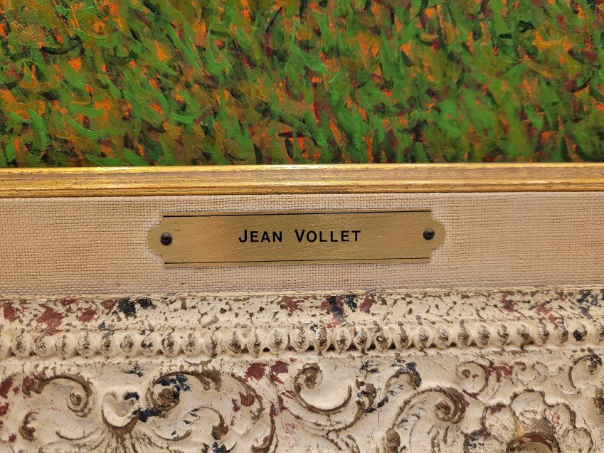 Ó/L, “Ribera del Yonne”, neoimpresionismo, Jean Vollet, 1982 – Francia