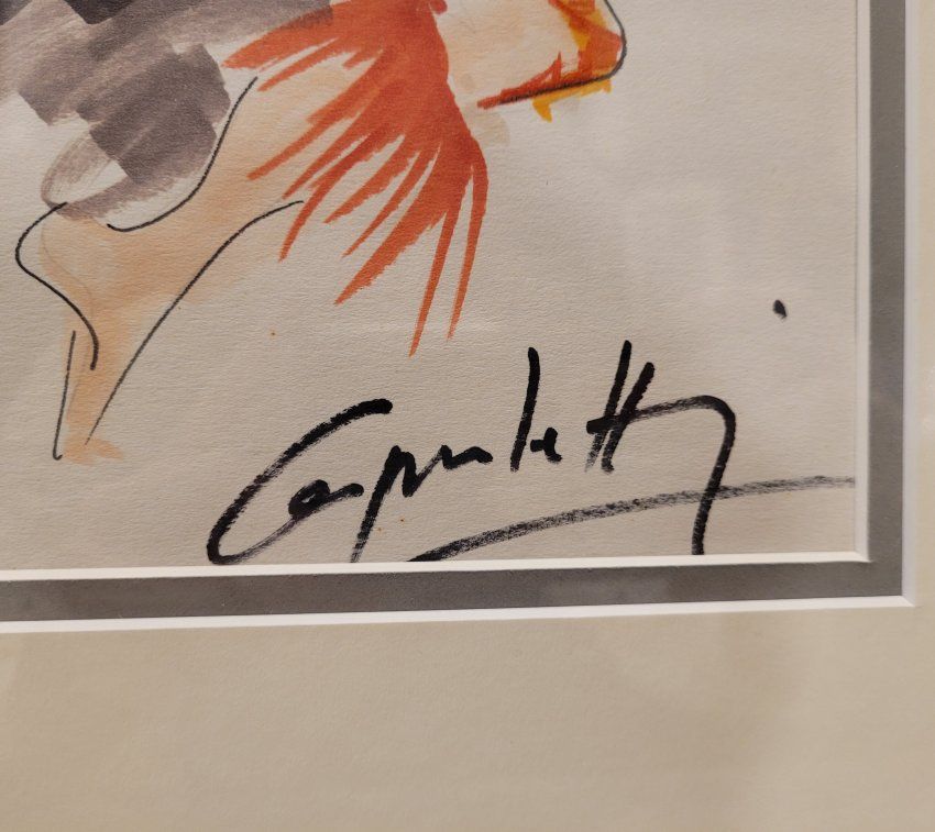 Dibujo, firmado Capuletti, s. XX – Escuela Española del siglo XX