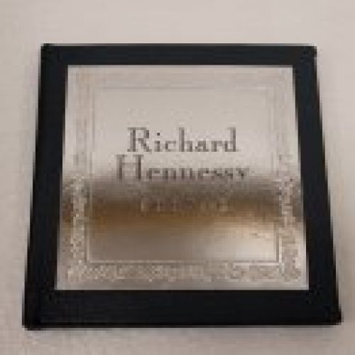 Botella decantador de cognac, Richard Hennessy, cristal Baccarat, 90's   Francia