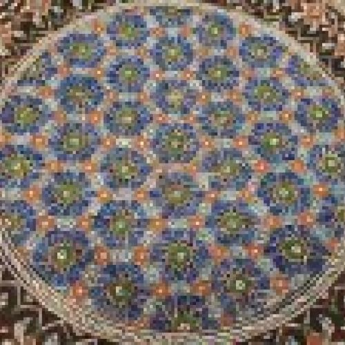 Plato de cerámica con motivos de inspiración árabe, s. XIX   Francia