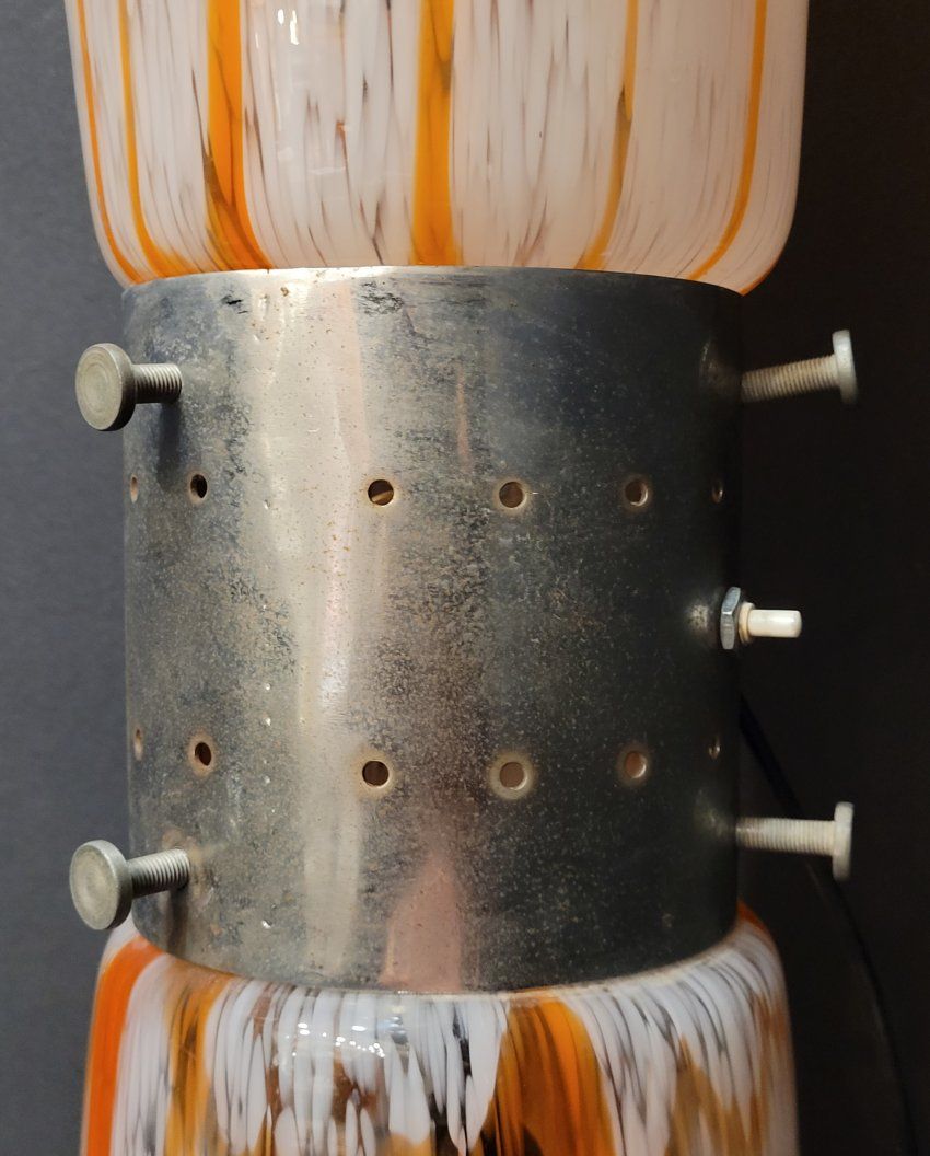 Lámpara cristal de murano diseño Lipstick de Carlo Nason, años 60    Italia